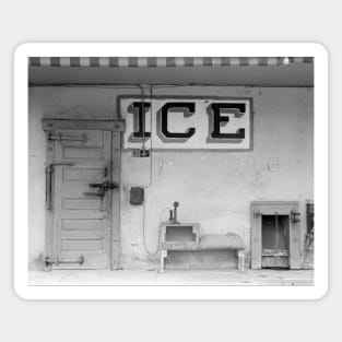 Texas Ice House, 1939. Vintage Photo Magnet